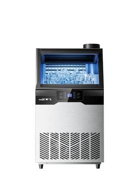 新飞制冰机商用大型150/350kg奶茶店大型大容量全自动方冰制作机