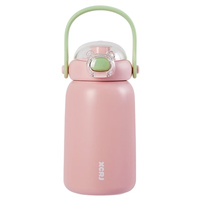 小茶日记儿童大容量吸管保温杯