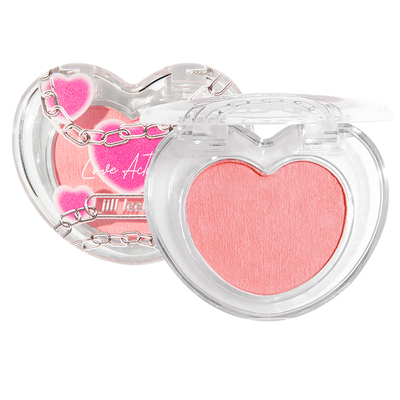 JILLLEEN爱心单色腮红泥膏持久