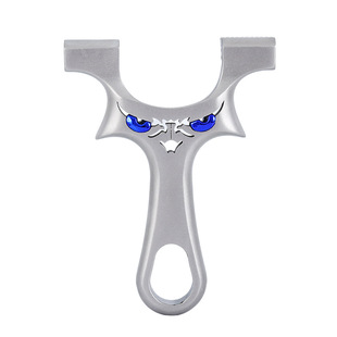 不锈钢龙齿小怪兽弹弓成年人专用比赛弓直板快压撑头配件户外竞技