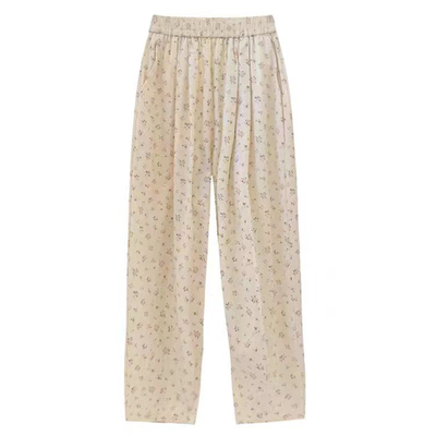 韩系碎花气球裤~完全长在审美上