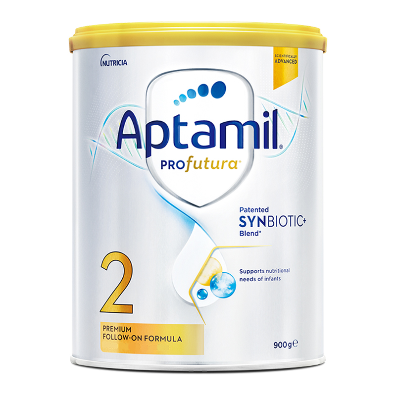 【旗舰店】澳洲爱他美2段白金版段铂金装婴儿牛奶粉澳爱二段900g