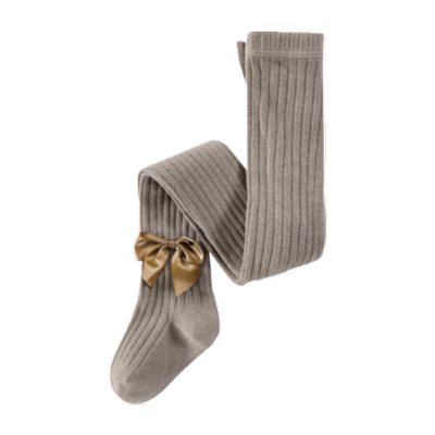 女童蝴蝶结打底袜春秋款连裤袜
