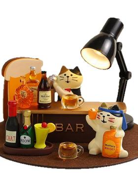 可爱调酒师桌面小摆件办公室装饰好物治愈系解压生日礼物送男朋友