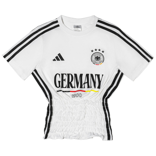 Adidas Remake Jerseyfit 四星德国褶皱收腰 运动T恤女 ENCOMPASS