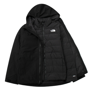 25新款TheNorthFace北面冲锋衣男户外羽绒三合一鹅绒保暖外套83SL