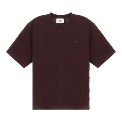 AMI PARIS 夏季新款男士棉质圆领短袖T恤上衣银泰百货 301574