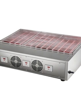 商用黑金钢烤串加宽烧烤炉