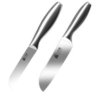 水果刀家用刀具厨房一体不锈钢小刀进口水果削皮刀二合一商用