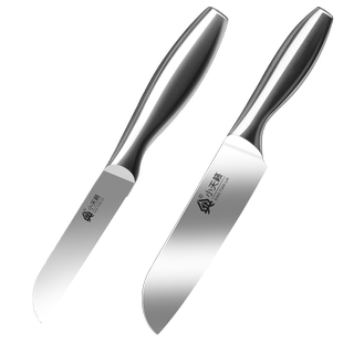 水果刀家用刀具厨房一体不锈钢小刀进口水果削皮刀二合一商用