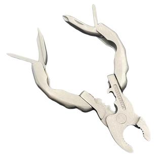 瑞士科技多功能迷你龟背钳9合1折叠口袋钳子螺丝刀EDC工具钳组合