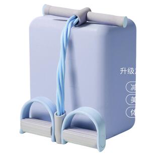 小燕飞拉伸器男士脚蹬拉力器家用健身仰卧起坐辅助卷腹力量训练绳