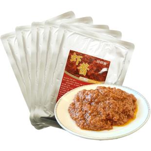 大连特产虾酱120g*10袋海鲜酱正宗虾肉酱开袋即食拌饭拌面酱