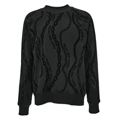 范思哲男士休闲圆领卫衣