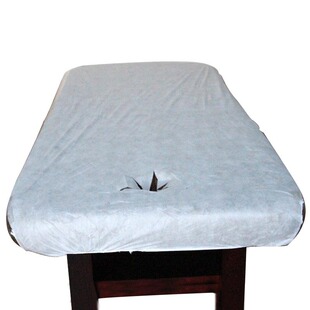 一次性床罩按摩美容院加厚无纺布床单垫松紧带洞油压透气舒适柔软