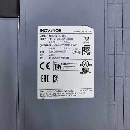 溢价-INOVANCE变频器 MD630N-4T3R8BS