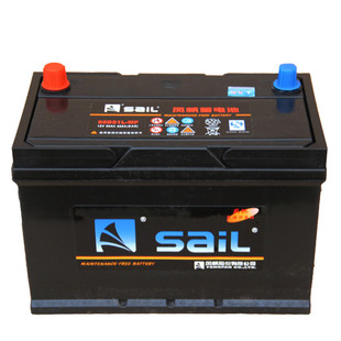 风帆蓄电池12V80AH汽车电瓶58043适配奔驰C200/E级/奥迪A6L沃尔沃
