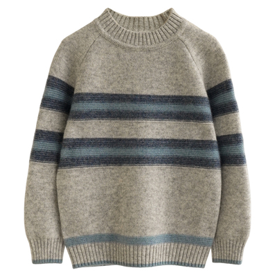 男童羊绒衫儿童毛衣秋冬双股