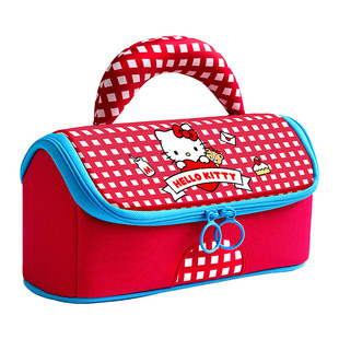 正版三丽鸥KT猫2026新款库洛米笔袋美乐蒂玉桂狗女孩爆款大容量文具盒ins风高颜值男女小学生幼儿园铅笔盒