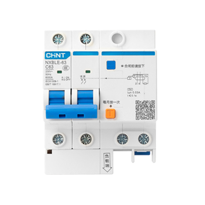 正泰NXBLE漏电保护器三相电闸家用断路器空气开关带漏保3P+N4P63A