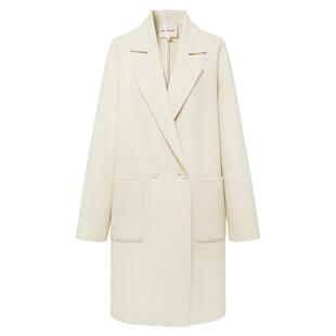 [阿拉善羊绒]EP雅莹女装 无染色羊绒毛呢大衣 商场同款8501A