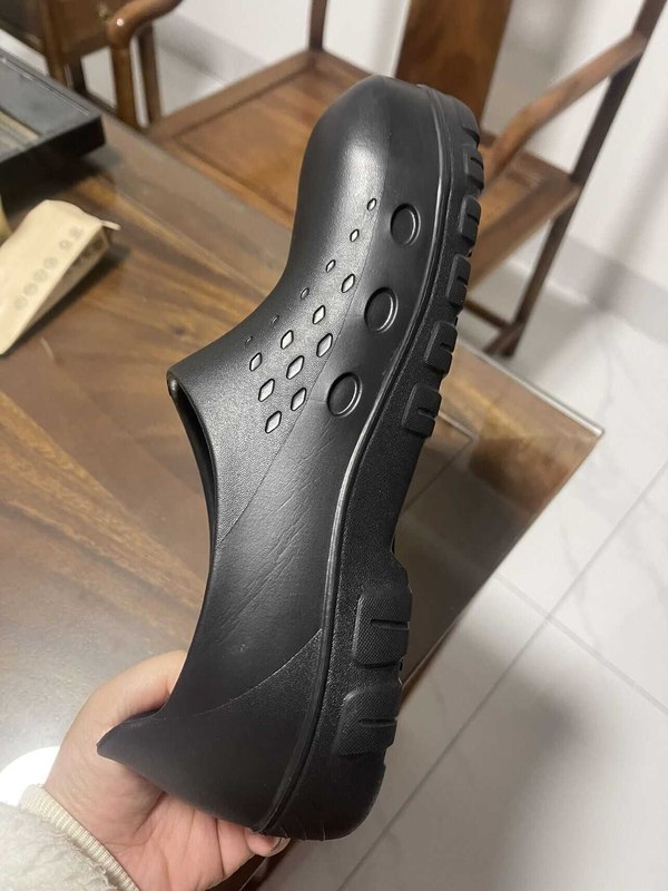 外穿休闲厨师鞋包头厚底工作鞋防滑耐磨防水雨鞋钢头防砸劳保鞋