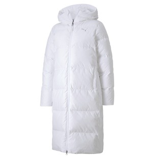 PUMA彪马娜扎同款 黑色 白色男女款加厚长款过膝羽绒服 585107 01