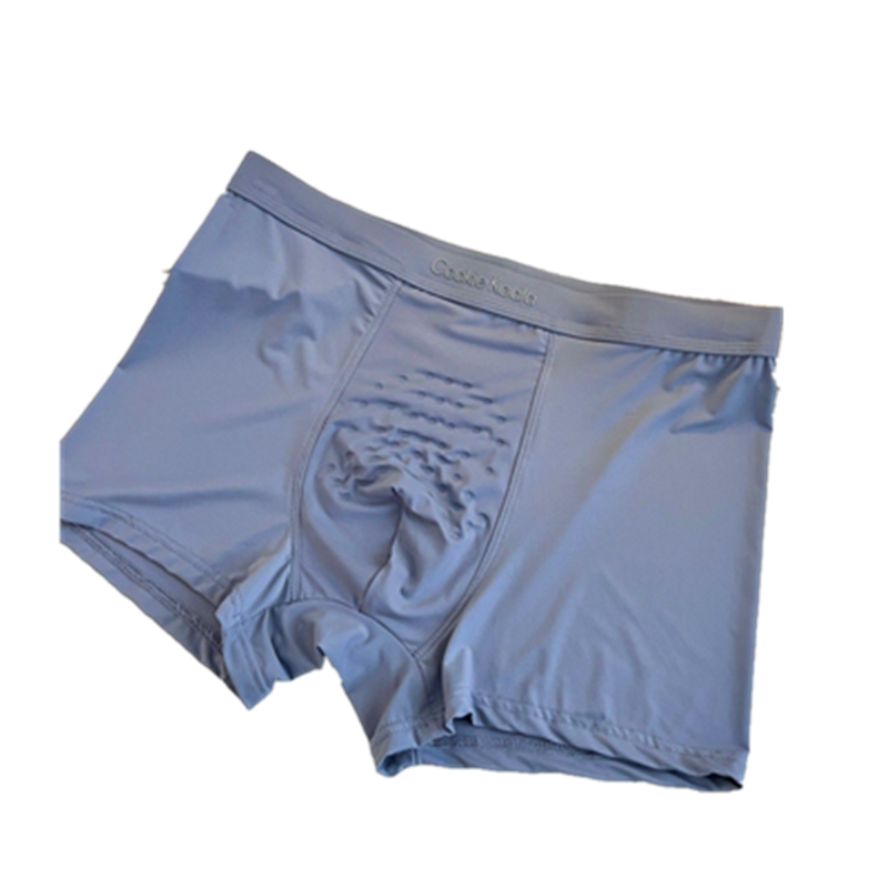 Cookiekoala能量蚕丝裤男士短裤舒适按摩透气内裤蚕丝裆抗菌底裤