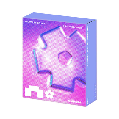 NANODOTS悬粒2片试戴装日抛中小直径美瞳近视隐形眼镜试用日常女