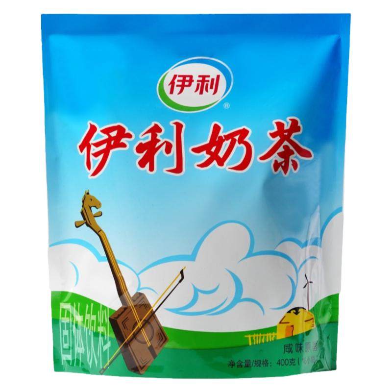 伊利奶茶粉咸味原香400g内蒙古特产早餐高钙奶茶冲饮品独立小包装