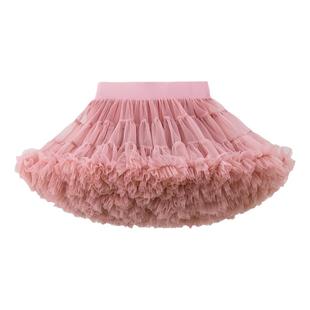 春秋女童洋气蓬蓬tutu裙女宝宝百搭半身蛋糕裙女小童超仙凸凸裙潮