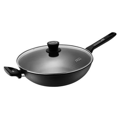 爱仕达电磁炉煤气灶无油烟炒锅