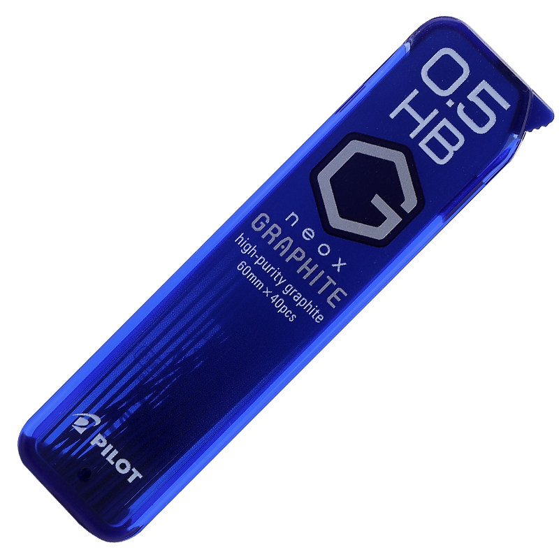 一件包邮 日本百乐高纯度活动铅笔芯0.5mm 4H-4B顺滑40根装笔芯