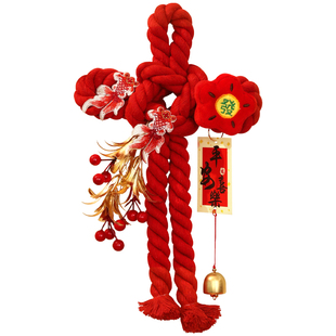 2026新年万字结挂件马年入户门挂过年装饰福字中国结春节氛围布置