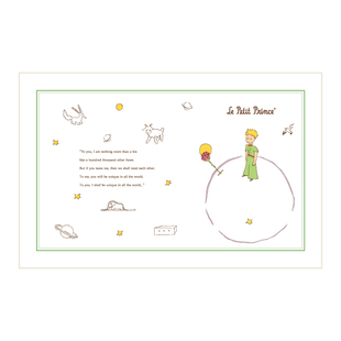 树可小王子餐巾布纯棉家用厨房净布西餐专用茶巾擦杯餐布方巾口布