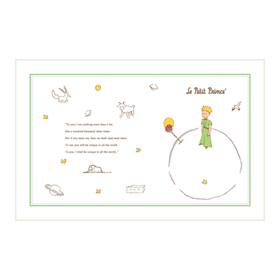 树可小王子纯棉多用途编织餐巾布