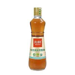 无麸质有机糙米醋原浆米醋纯粮酿造0添加小麦凉拌热炒4.5度500mL