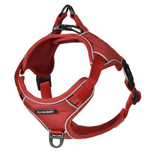 多尼斯狗狗反光胸背中大小型犬金毛遛狗绳柴犬法斗反光狗链子背带