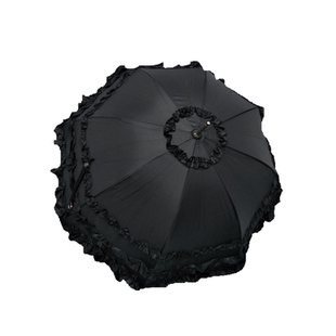 婚礼伴娘新娘cos动漫花边公主蕾丝粉色系道具拍摄优雅lo伞lolita