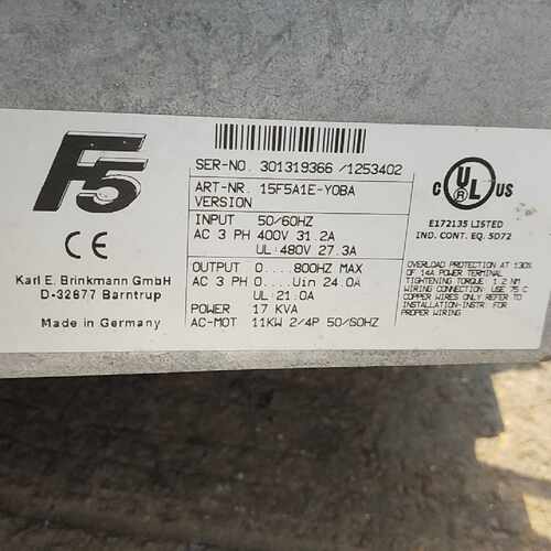 议价拆机科比变频器型号15f5a1e-yoba功能包好成色如图标