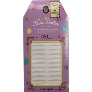 包邮新台湾missbowbow拨拨小姐3M肉/肤色单面隐形双眼皮贴不易掉