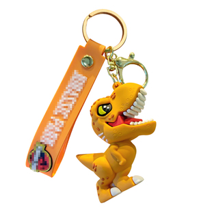 卡通Q版恐龙公仔挂饰侏罗纪钥匙扣男生书包挂件幼儿园小学生礼品