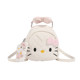可爱HelloKitty双肩包女2026新款卡通凯蒂猫迷你背包百搭学生书包