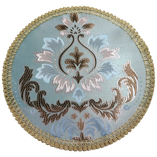 欧式餐垫花瓶防滑垫金色杯垫西餐垫布菜盘垫家用防烫蕾丝隔热垫子