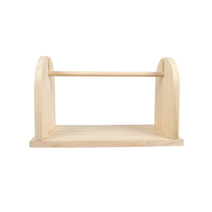 实木丝带架花店用品丝带收纳架毛线丝带卷轴架长卷纸架手工彩带架