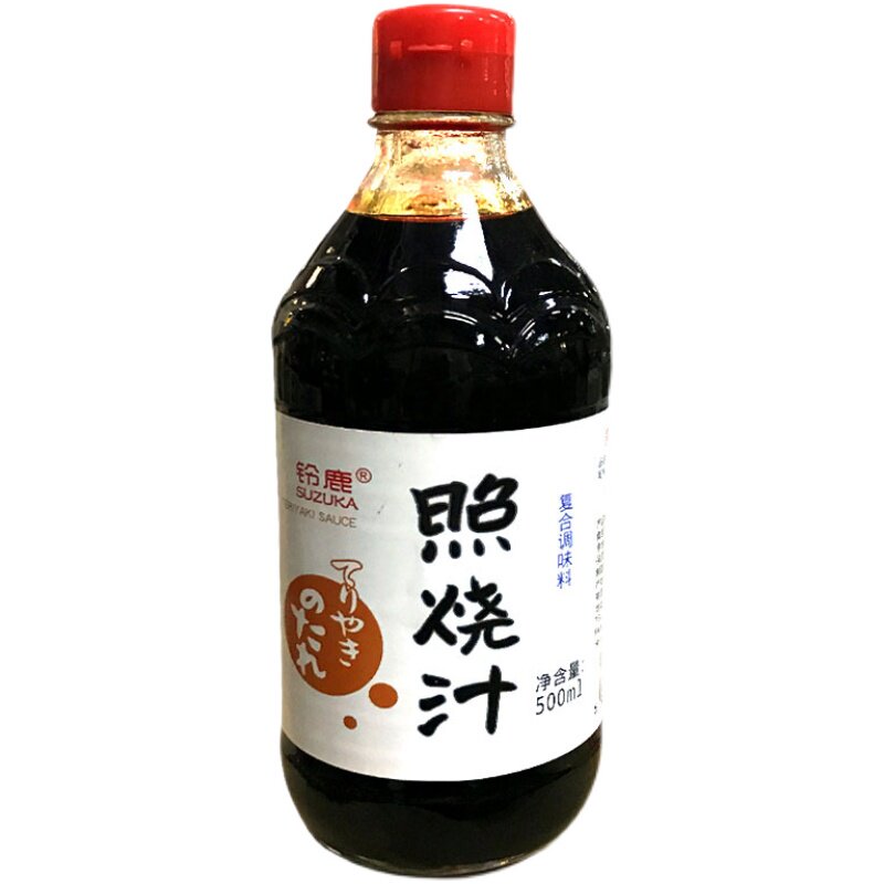 日式铃鹿照烧汁500ml烧烤肉大阪烧酱家用照烧酱日本料理照烧鸡料