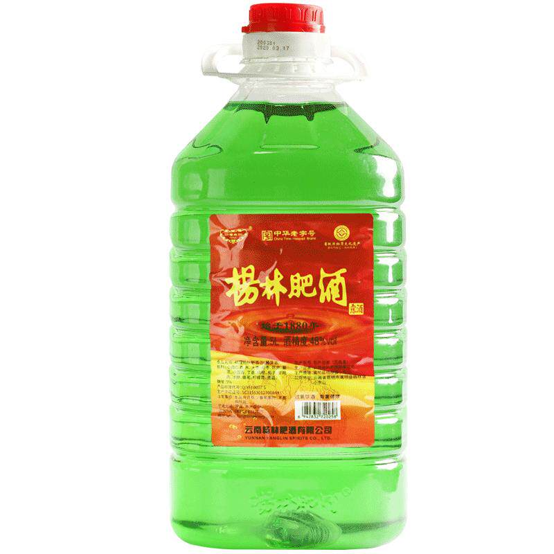 桶装48度每桶3升口粮自饮白散酒
