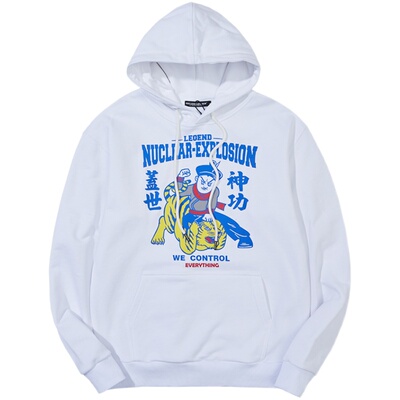 盖世神功NE核爆炸国潮连帽卫衣男