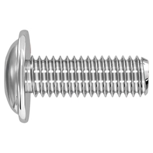 304不锈钢圆头带垫梅花螺丝带介防盗内六角梅花型螺栓M3M4M5M6M8