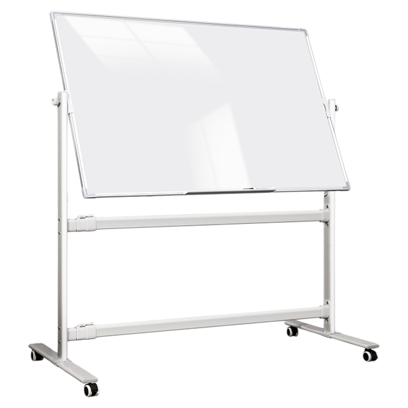 齐富3年0擦痕白板支架式升降白板移动家用儿童教学培训双面磁性小黑板记事看板留言办公可擦写翻转白板写字板